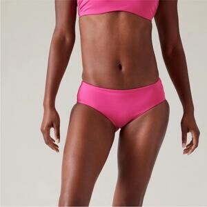 NWT Athleta Clean Full Bikini Swim Bottom “Tulip Pink” Full Coverage